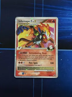 Pokemon TCG Infernape Lv.X Rising Rivals 108/111 Ultra Rare - Image 1