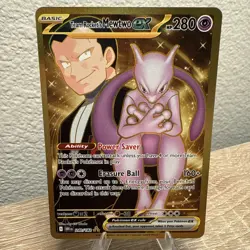 Pokemon TCG Team Rocket's Mewtwo ex 240/182 Destined Rivals - Image 4