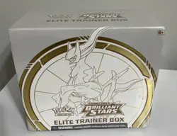 Brilliant Stars Elite Trainer Box Pokemon TCG Sword and Shield ETB Sealed New - Image 1
