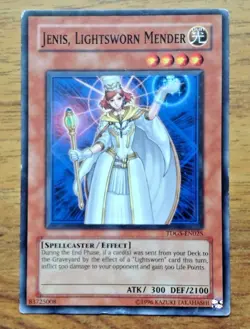 YuGiOh Card - Jenis, Lightsworn Mender TDGS-EN025 .Free Postage - Image 1