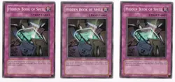Yugioh- 3X Hidden Book of Spell - Common - Mixed - MFC-099 - Near Mint - Image 1