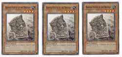 YUGIOH BARRIER STATUE OF THE DROUGHT CDIP-EN022 COMMON X3 (NM) - Image 1