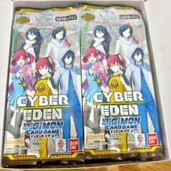 BANDAI Digimon Card Game BT-22 Cyber Eden Booster Box 24 Packs JAPAN TCG NEW - Image 2