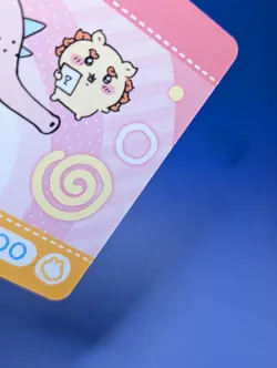 Spiky head Chiikawa Committee Card Bandai Japanese Character Anime Very Rare - Image 5