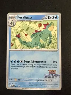 Feraligatr - 213 (Illustration Contest 2024) 213 Sv: Scarlet & Violet Promo Card - Image 1