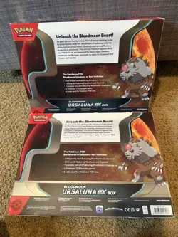 Pokemon Bloodmoon Ursaluna ex Box TCG Trading Card Game New Factory Sealed - Image 2