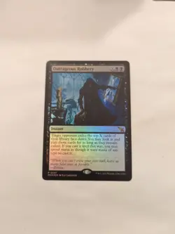 Outrageous Robbery *FOIL* Murders at Karlov Manor NM MTG - Image 1