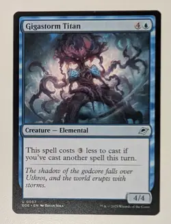 Gigastorm Titan *Uncommon* Magic MtG x1 Edge of Eternities - Image 1