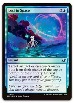 Lost In Space #62 (Foil) (NM) Edge of Eternities EOE Magic MTG - Image 1