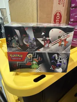 SEALED Pokemon Scarlet & Violet Black Bolt & White Flare MINI TIN DISPLAY - Image 1