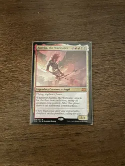 1x Aurelia, the Warleader MTG Double Masters 2022 Mythic Rare Nonfoil NM - Image 1
