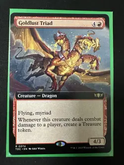 MTG Goldlust Triad - Tarkir Dragonstorm - Image 1
