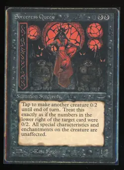 Sorceress Queen- Arabian Nights - 1993 - Played - MTG - Image 1