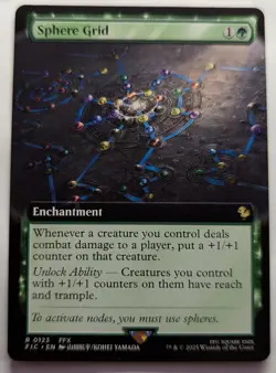 SPHERE GRID Extended Art - Final Fantasy MTG Magic: the Gathering - Image 1