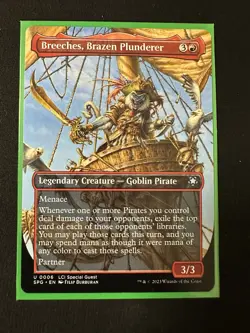 MTG Breeches, Brazen Plunderer Special Guests Borderless - Image 1