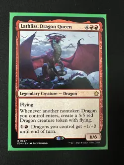 MTG Lathliss, Dragon Queen-Foundations - Image 1