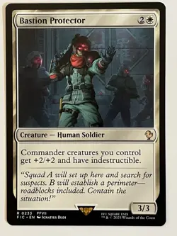 Bastion Protector Commander: Final Fantasy Non-Foil Regular MTG - Image 1