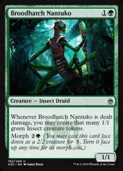 MTG - Broodhatch Nantuko - Masters 25 - NM, English Magic FLAT RATE SHIP - Image 1