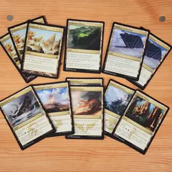 MTG - 12 x Colourless Lands inc. 3 x Unknown Shores random OGW, KTK, Theros 2013 - Image 2