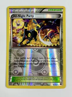 All-Night Party Reverse Holo 2016 Pokemon XY - BREAKpoint #96/122 * NM * Espeon - Image 1