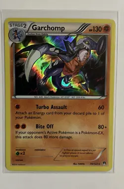 Garchomp 70/122 Holo XY Breakpoint Pokemon NM - Image 1