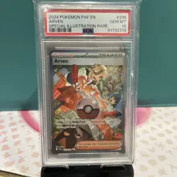 Pokemon - PSA 10 - Arven - Special Illustration Rare - 235/091 - Paldean Fates - Image 1