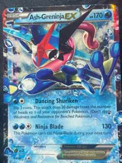 Pokemon TCG XY Promos Ash-Greninja EX Black Star Promo #XY133 - Image 1