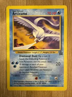Articuno -Black Star Promo #22- WOTC - Pokemon TCG - LP - Image 1