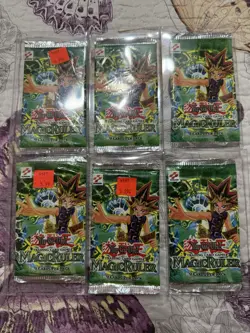 6 Konami YuGiOh Magic Ruler Original Unlimited Booster Packs TCG 53334282130 - Image 1