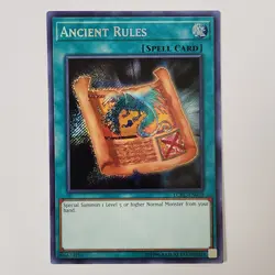 Ancient Rules - LCKC-EN039 - NM - Secret Rare - Unlimited - Yugioh - Image 1