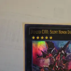 YuGiOh NUMBER C101: SILENT HONOR DARK Ultra Rare LVAL-EN046 1st Ed Nm - Image 2