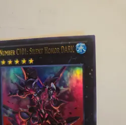YuGiOh NUMBER C101: SILENT HONOR DARK Ultra Rare LVAL-EN046 1st Ed Nm - Image 3