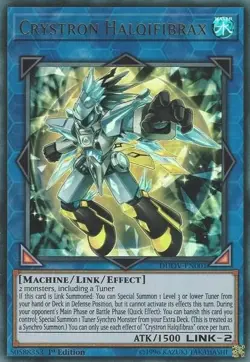 CRYSTRON HALQIFIBRAX GFP2-EN149 1ST ED YUGIOH GHOSTS 2 (ULTRA, NM) - Image 1