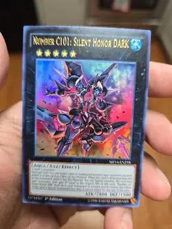 Yugioh NM Pack Fresh C101 Silent Honor Dark - Ultra MP14-EN218 XYZ 1st ED - Image 1