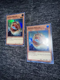 Yugioh x2 Nimble Angler OP22-EN004 Super Rare NM - Image 1