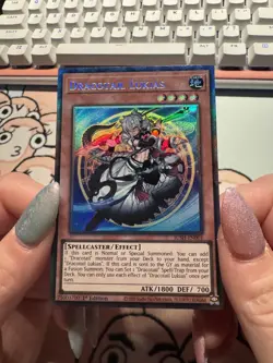 JUSH-EN001 Dracotail Lukias Collector's Rare 1st Ed YuGiOh **EURO PRINT** - Image 1