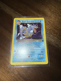 Gyarados # 82 Holo Team Rocket Vintage Prerelease Promo Pokemon Card WOTC C6 - Image 1