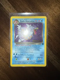 Gyarados # 82 Holo Team Rocket Vintage Prerelease Promo Pokemon Card WOTC C6 - Image 2