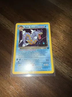 Gyarados # 82 Holo Team Rocket Vintage Prerelease Promo Pokemon Card WOTC C6 - Image 1