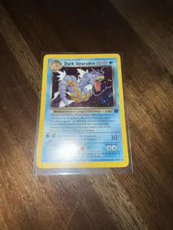 Gyarados # 82 Holo Team Rocket Vintage Prerelease Promo Pokemon Card WOTC C6 - Image 1