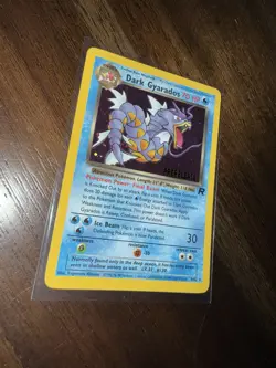 Gyarados # 82 Holo Team Rocket Vintage Prerelease Promo Pokemon Card WOTC C6 - Image 2