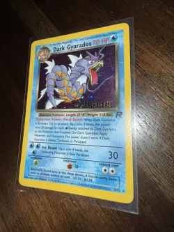 Gyarados # 82 Holo Team Rocket Vintage Prerelease Promo Pokemon Card WOTC C6 - Image 3