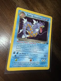 Gyarados # 82 Holo Team Rocket Vintage Prerelease Promo Pokemon Card WOTC C6 - Image 2