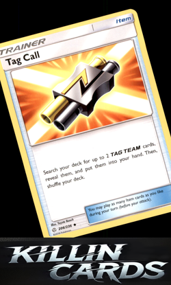 Tag Call 206/236 Pokemon Uncommon SM - Cosmic Eclipse Card NM - Image 1