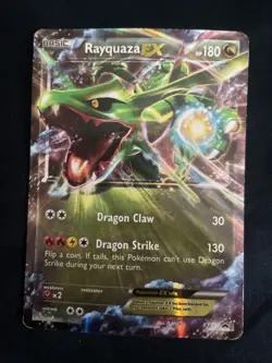 Pokemon TCG Rayquaza-EX XY Black Star Promos Holo Card XY73 NM - Image 2