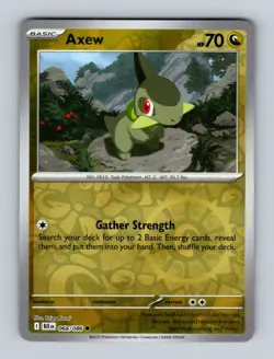 Pokemon TCG - Axew - 068/086 - (Reverse Holo) - SV: Black Bolt - Image 1