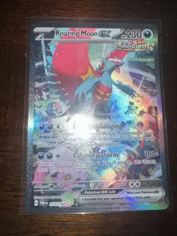 Pokemon TCG Roaring Moon EX Card 230/197 Holo Rare - Image 2