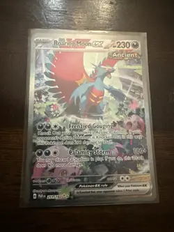 Pokemon TCG Roaring Moon EX Card 230/197 Holo Rare - Image 3