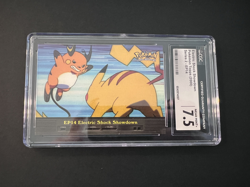 2000 Topps Pokemon Series 2 EP14 Electric Shock Showdown CGC 7.5 graded slab - Image 2