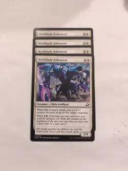 (4) Weftblade Enhancer *PLAYSET* Edge of Eternities Regular NM MTG - Image 1